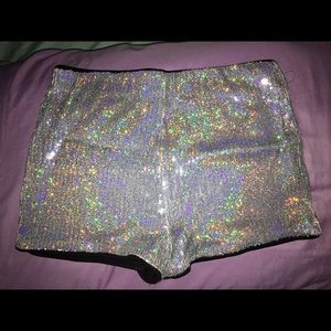 Pair of Sequin Rave Shorts